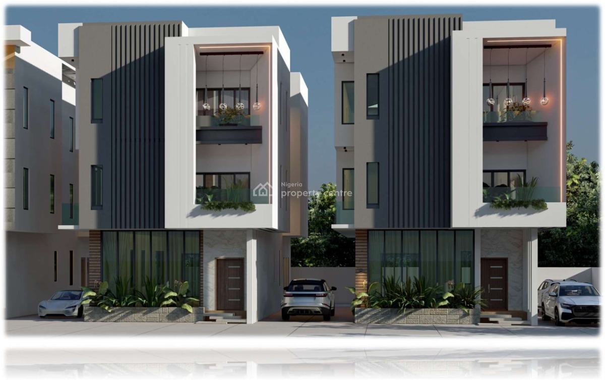 Brand New 4 Bedroom Duplex with 2 Kitchen and 2 Bq, Bode Olajumoke Street, Parkview, Ikoyi, Lagos, Detached Duplex for Sale