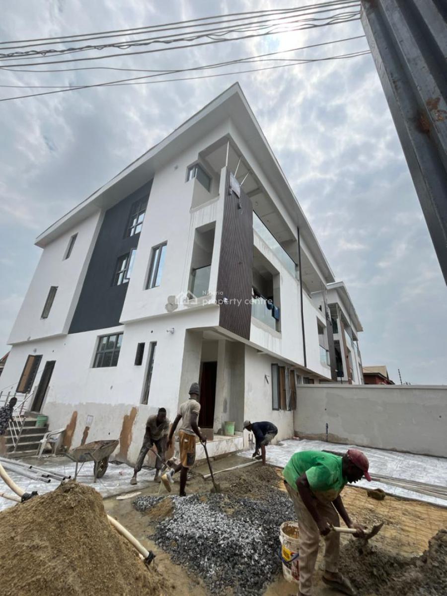 Newly Built 4 Bedroom Semi Detached Duplex with Bq, Adeniyi Jones, Ikeja, Lagos, Semi-detached Duplex for Sale