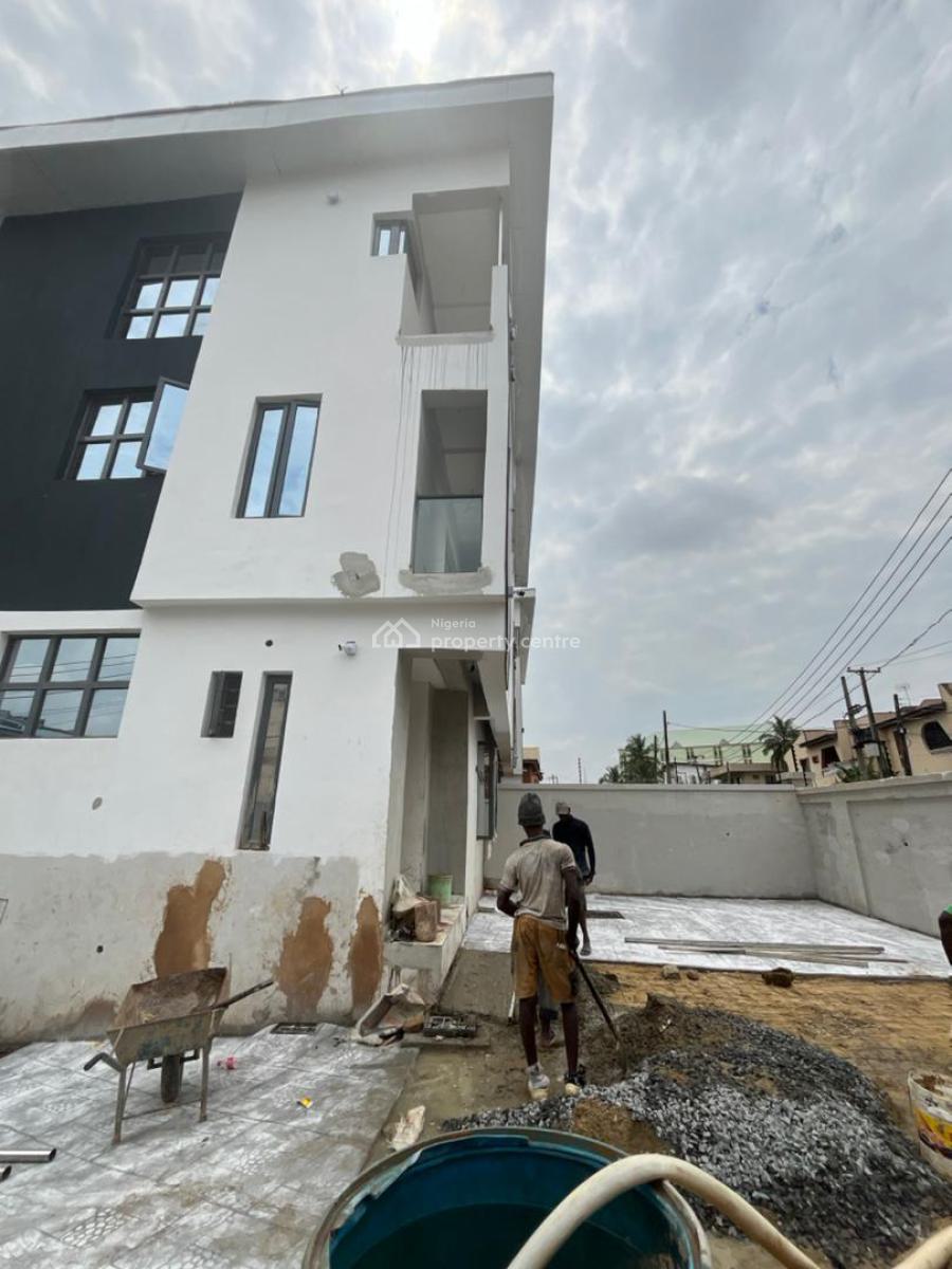 Newly Built 4 Bedroom Semi Detached Duplex with Bq, Adeniyi Jones, Ikeja, Lagos, Semi-detached Duplex for Sale