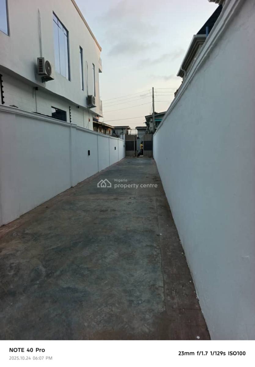 Spacious and Elegantly Built 4bedroom Duplex, Inside Estate at Fagba, Ifako-ijaiye, Ifako-ijaiye, Lagos, House for Sale
