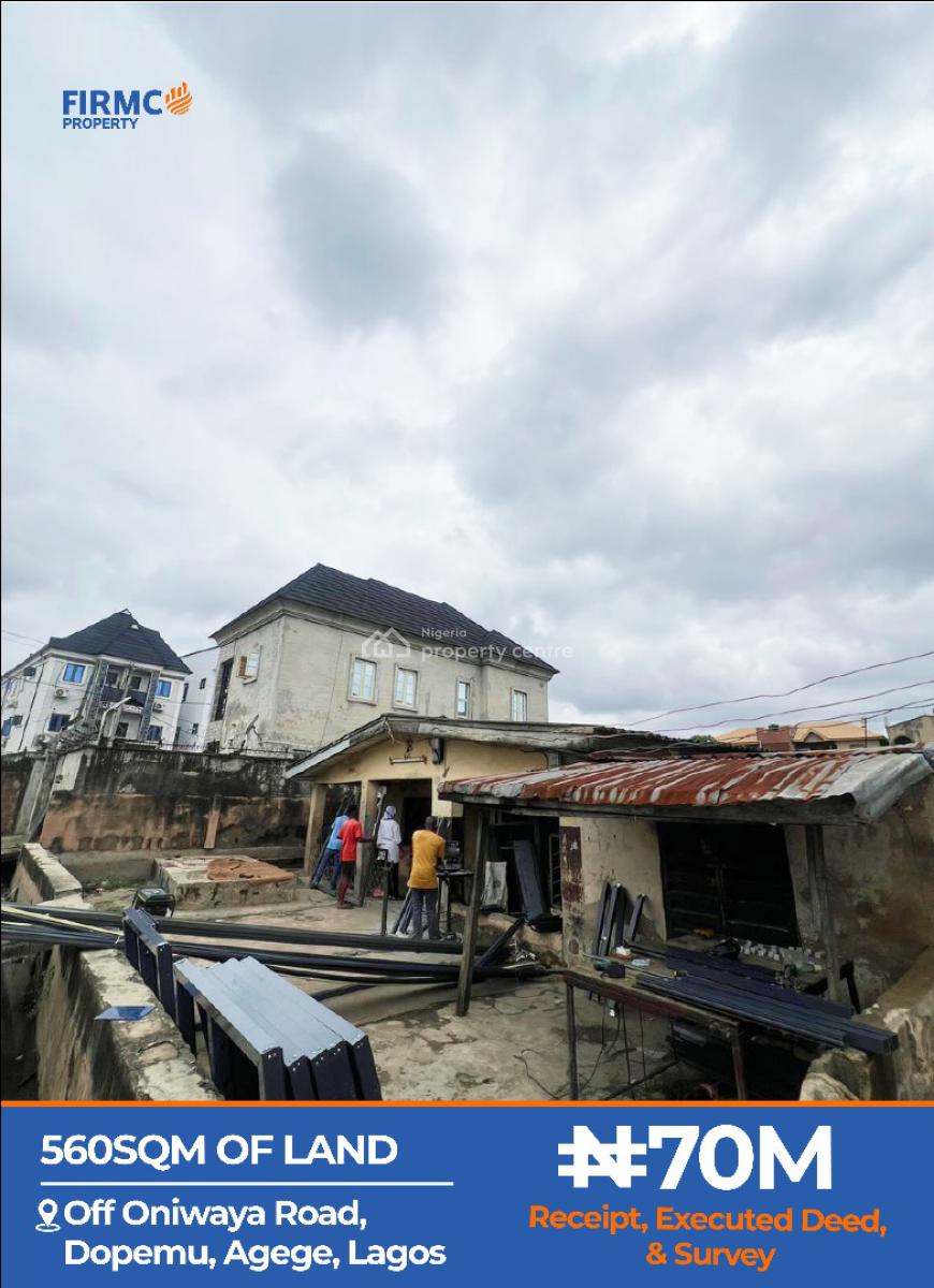 Prime Residential and Commercial Land Investment Near Ikeja, Dopemu, Agege, Lagos, Residential Land for Sale
