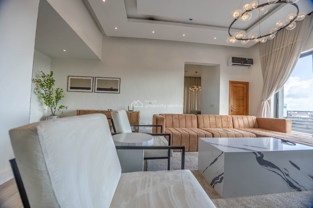 Luxurious 3-bedroom Penthouse with Stunning City Views, Ikate, Lekki, Lagos, Flat / Apartment Short Let