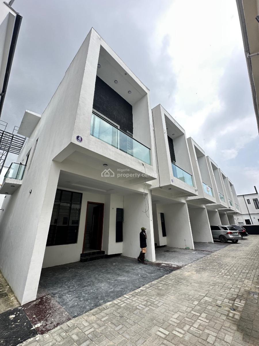 Corner Piece 3 Bedroom Terrace Duplex with Bq, Ikota, Lekki, Lagos, Terraced Duplex for Sale