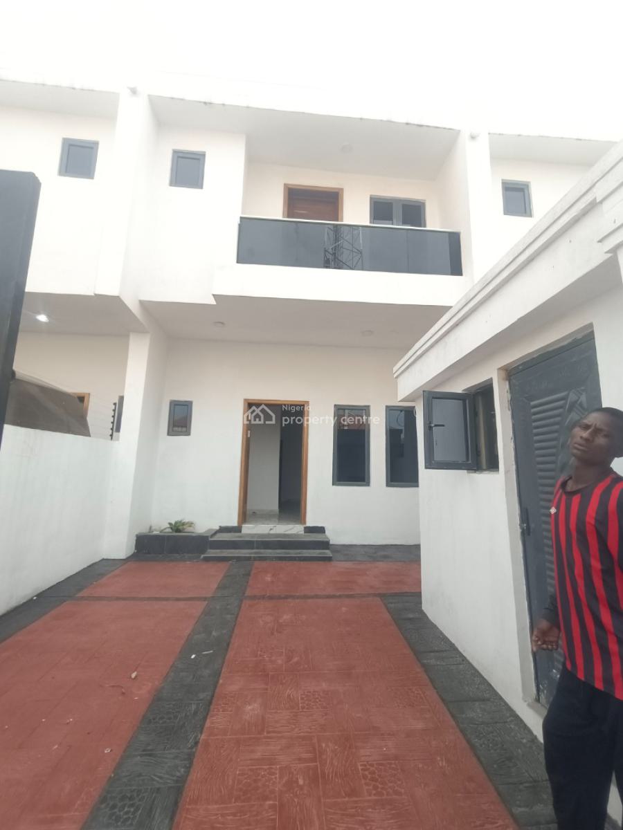 Newly Built 3 Bedroom Terrace Duplex with Security House, Lekki Palms City Extension Off Ado Road, Ajah, Lagos, Terraced Duplex for Rent