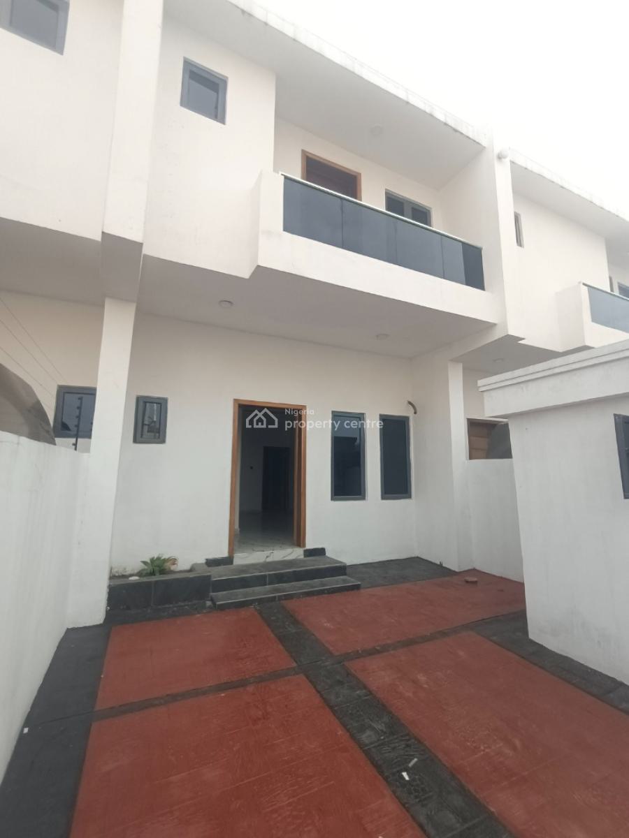 Newly Built 3 Bedroom Terrace Duplex with Security House, Lekki Palms City Extension Off Ado Road, Ajah, Lagos, Terraced Duplex for Rent