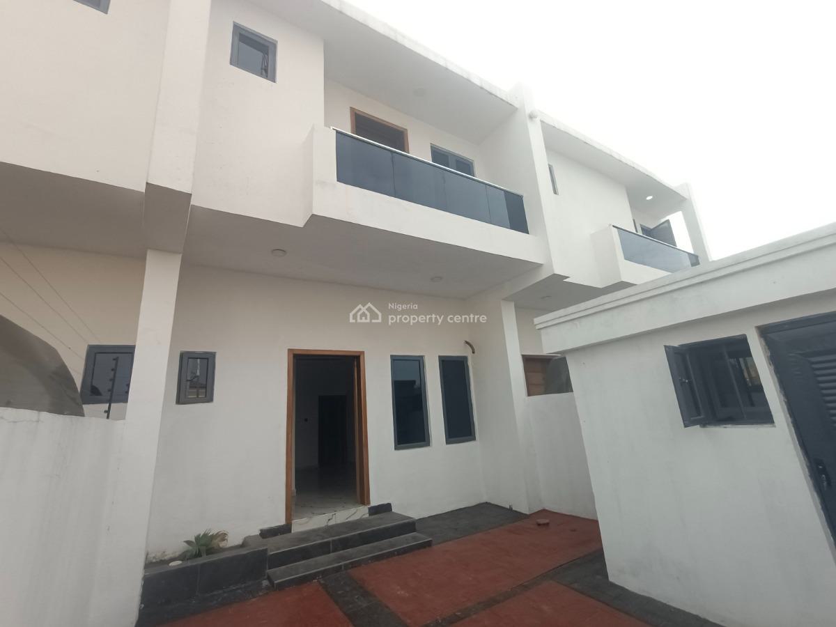 Newly Built 3 Bedroom Terrace Duplex with Security House, Lekki Palms City Extension Off Ado Road, Ajah, Lagos, Terraced Duplex for Rent