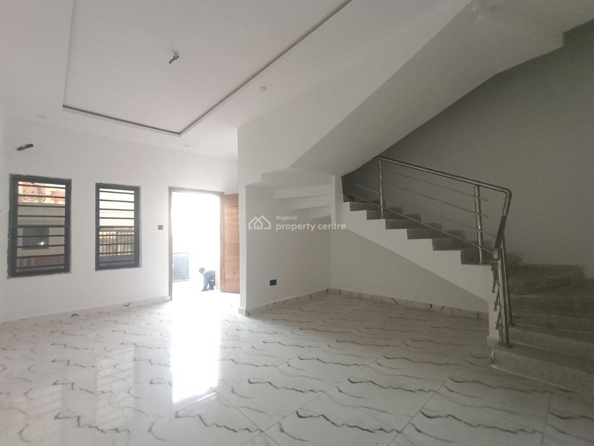 Newly Built 3 Bedroom Terrace Duplex with Security House, Lekki Palms City Extension Off Ado Road, Ajah, Lagos, Terraced Duplex for Rent