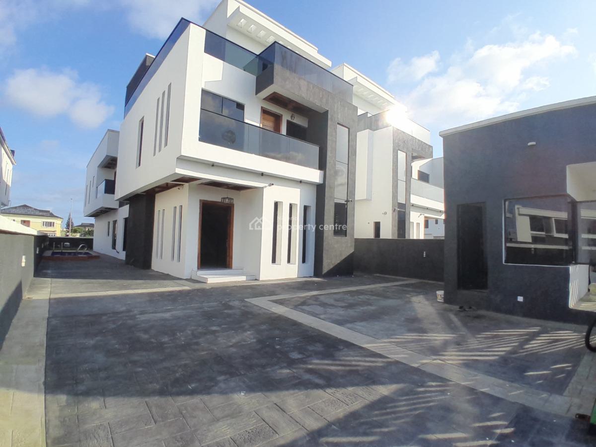 5 Bedroom Semi-detached Duplex with Bq and Swimming Pool, Royal Gardens Estate Along Lekki Epe - Expressway, Ajah, Lekki, Lagos, Detached Duplex for Sale