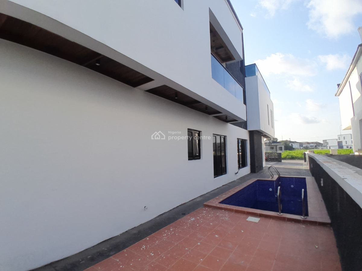 5 Bedroom Semi-detached Duplex with Bq and Swimming Pool, Royal Gardens Estate Along Lekki Epe - Expressway, Ajah, Lekki, Lagos, Detached Duplex for Sale
