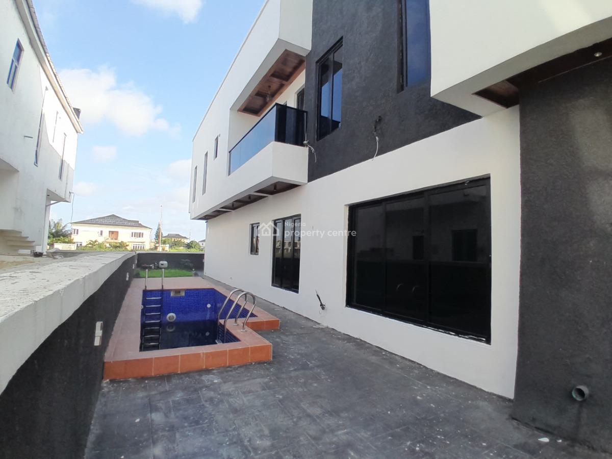 5 Bedroom Semi-detached Duplex with Bq and Swimming Pool, Royal Gardens Estate Along Lekki Epe - Expressway, Ajah, Lekki, Lagos, Detached Duplex for Sale