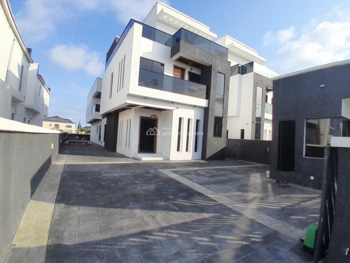 5 Bedroom Semi-detached Duplex with Bq and Swimming Pool, Royal Gardens Estate Along Lekki Epe - Expressway, Ajah, Lekki, Lagos, Detached Duplex for Sale