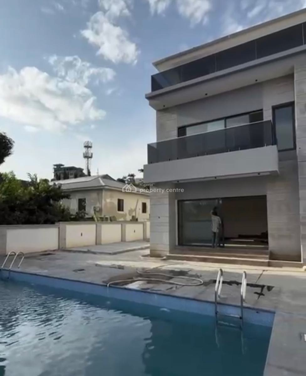 6-bedroom Mansion with Pool & Elevator, Maitama District, Abuja, Terraced Duplex for Sale