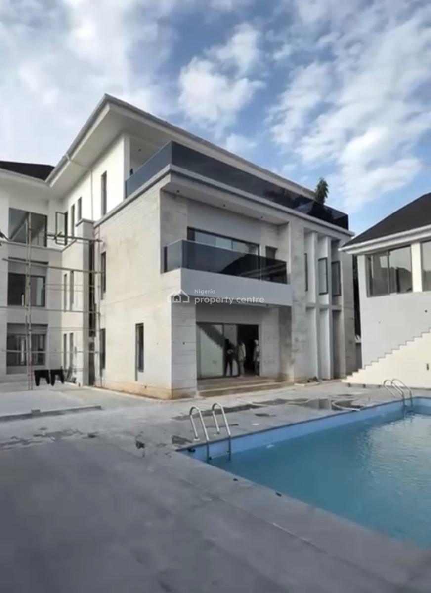 6-bedroom Mansion with Pool & Elevator, Maitama District, Abuja, Terraced Duplex for Sale
