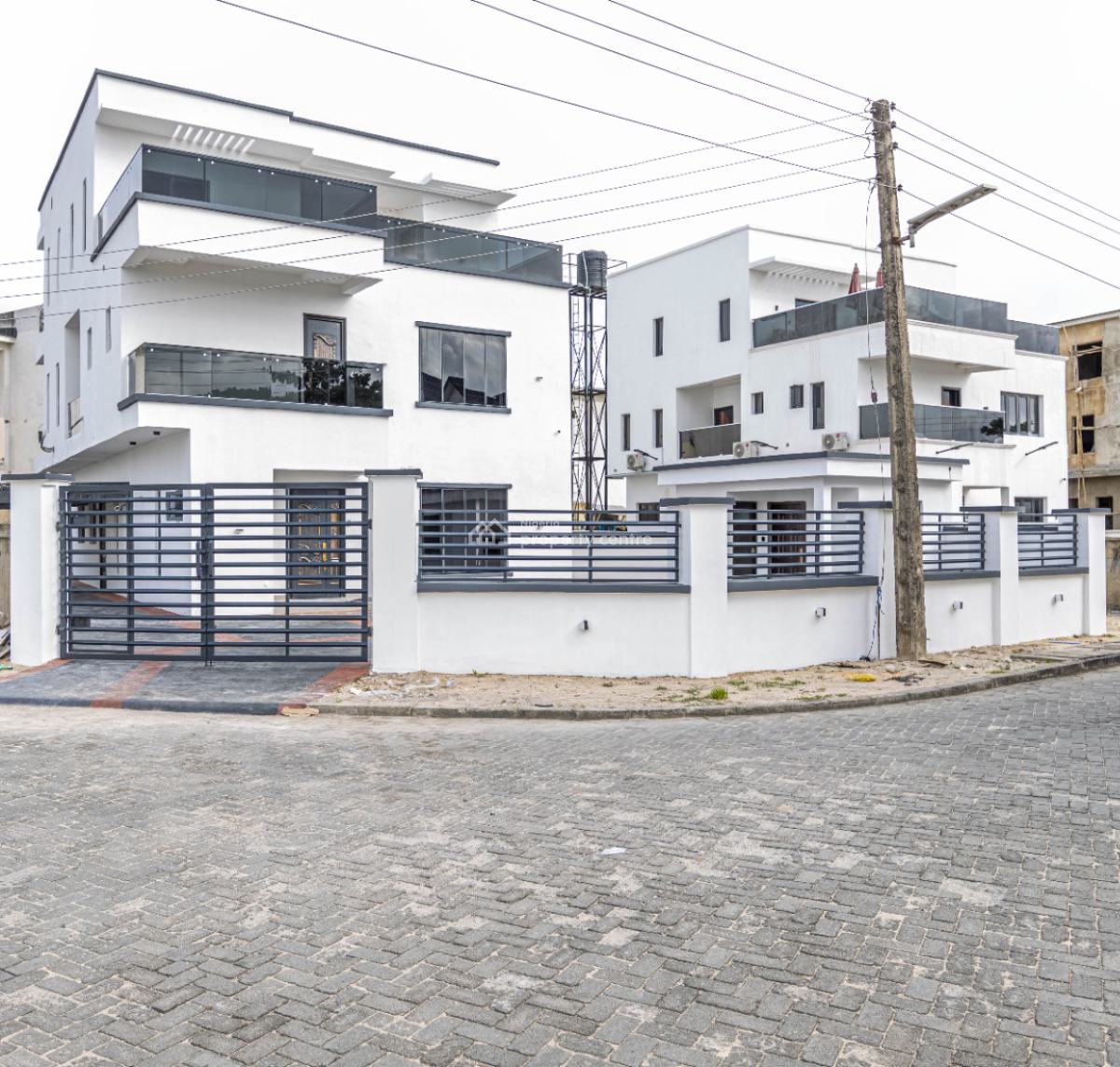 Uniquely Designed 4-bedroom Fully Detached Duplex with 1-room Boys Qt, Osapa, Lekki, Lagos, Detached Duplex for Sale