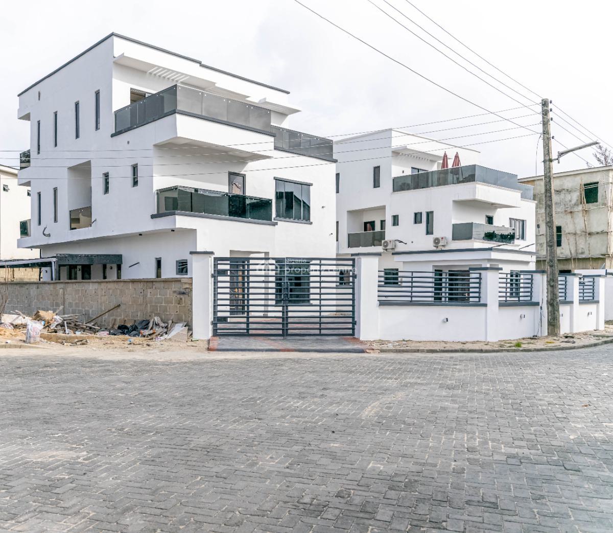 Uniquely Designed 4-bedroom Fully Detached Duplex with 1-room Boys Qt, Osapa, Lekki, Lagos, Detached Duplex for Sale