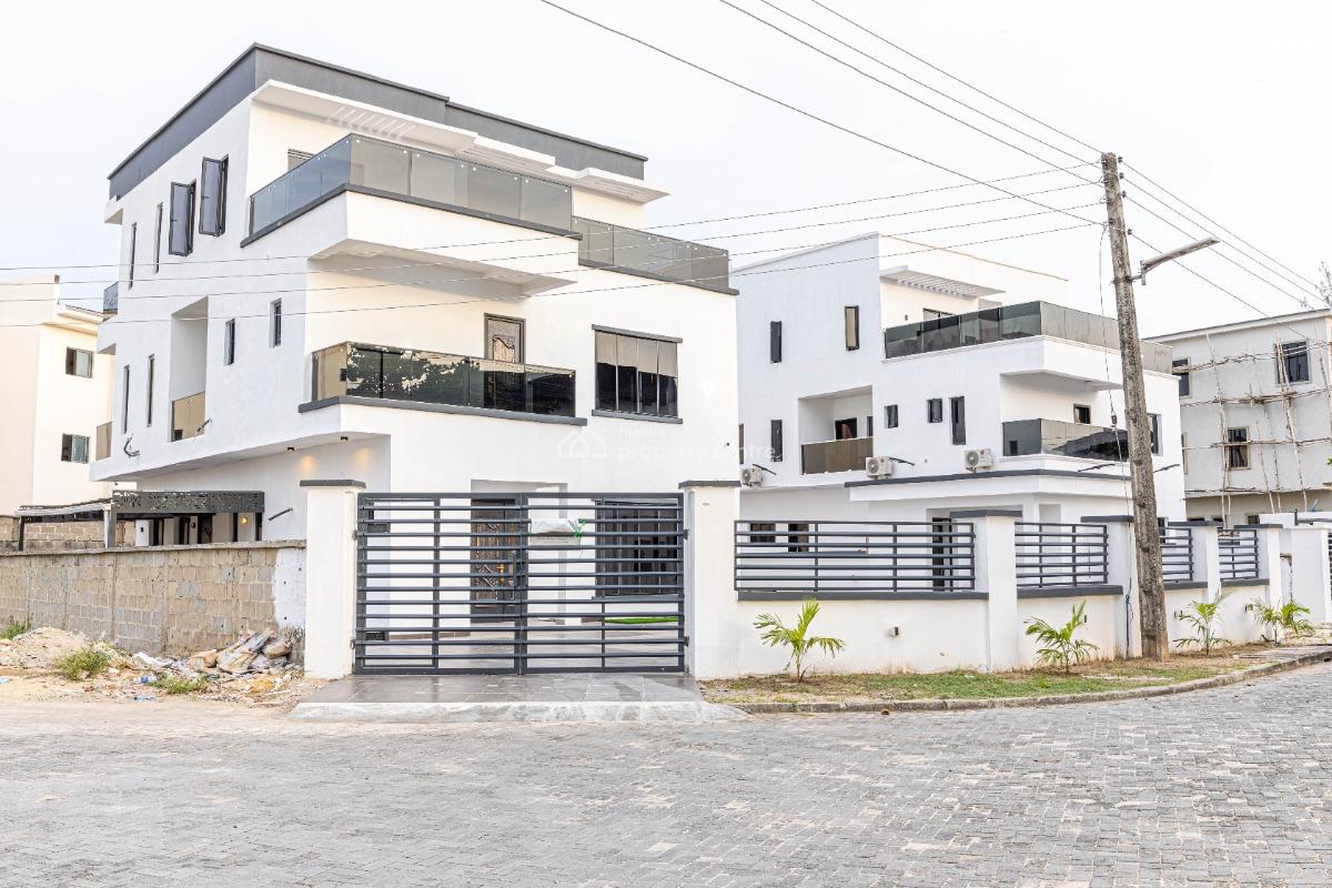 Uniquely Designed 4-bedroom Fully Detached Duplex with 1-room Bq, Osapa, Lekki, Lagos, Detached Duplex for Sale