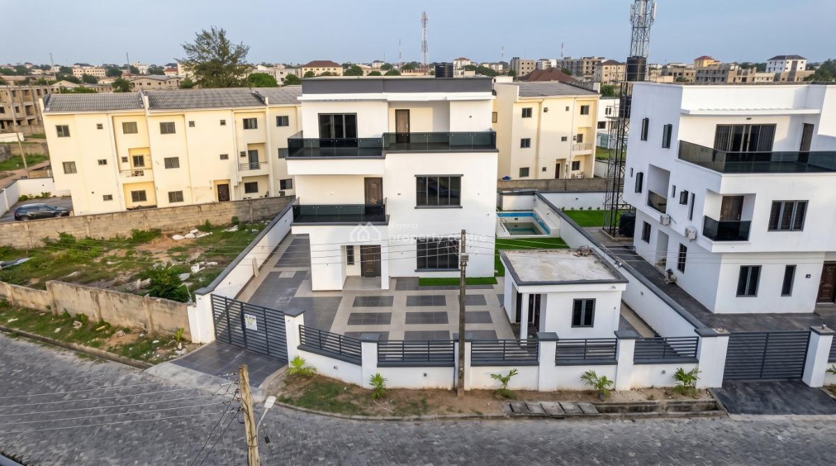 Uniquely Designed 4-bedroom Fully Detached Duplex with 1-room Bq, Osapa, Lekki, Lagos, Detached Duplex for Sale