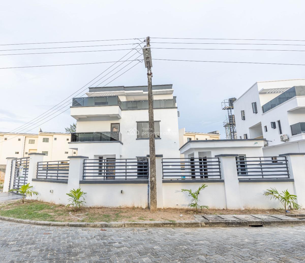 Uniquely Designed 4-bedroom Fully Detached Duplex with 1-room Bq, Osapa, Lekki, Lagos, Detached Duplex for Sale