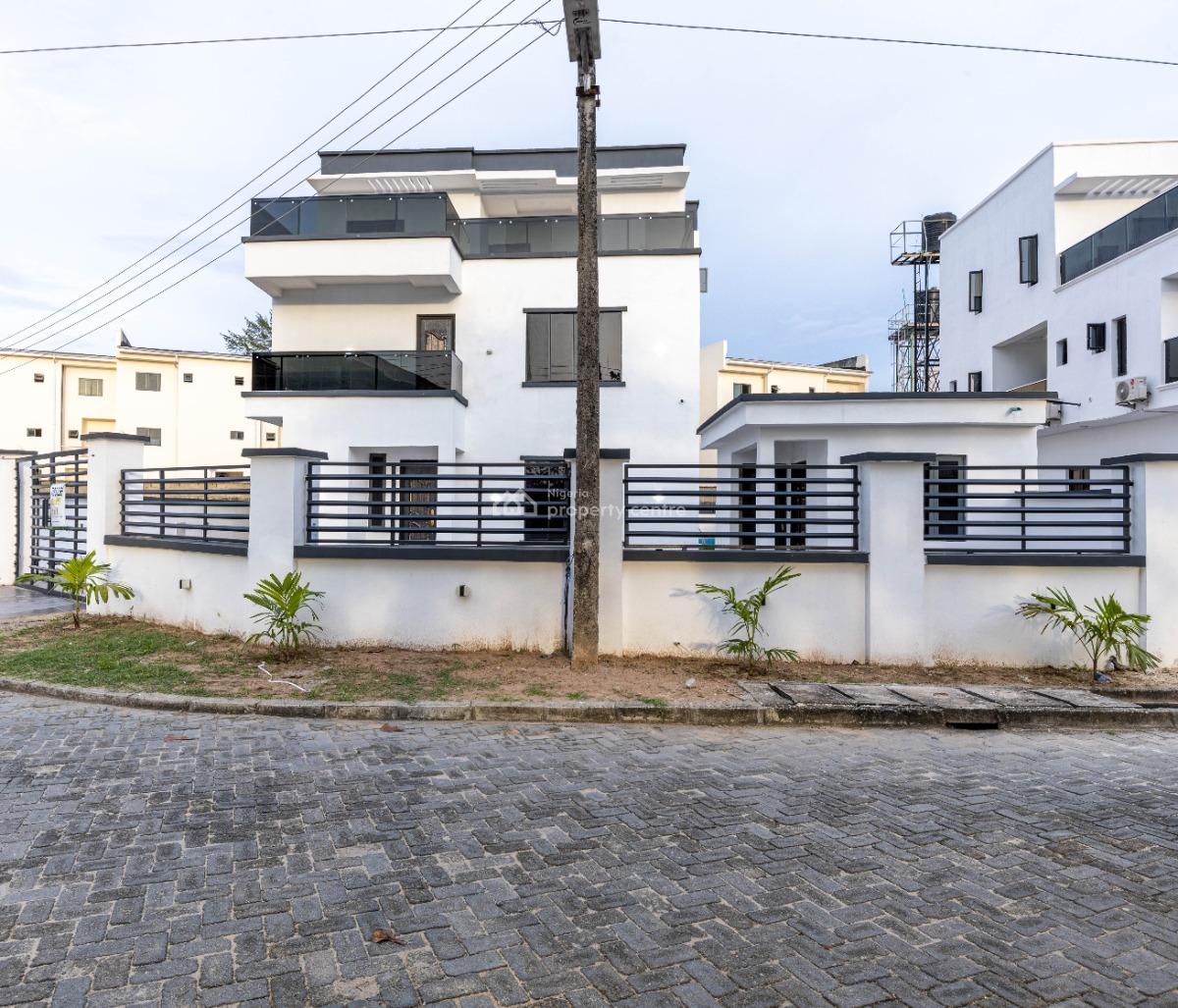 Uniquely Designed 4-bedroom Fully Detached Duplex with 1-room Bq, Osapa, Lekki, Lagos, Detached Duplex for Sale