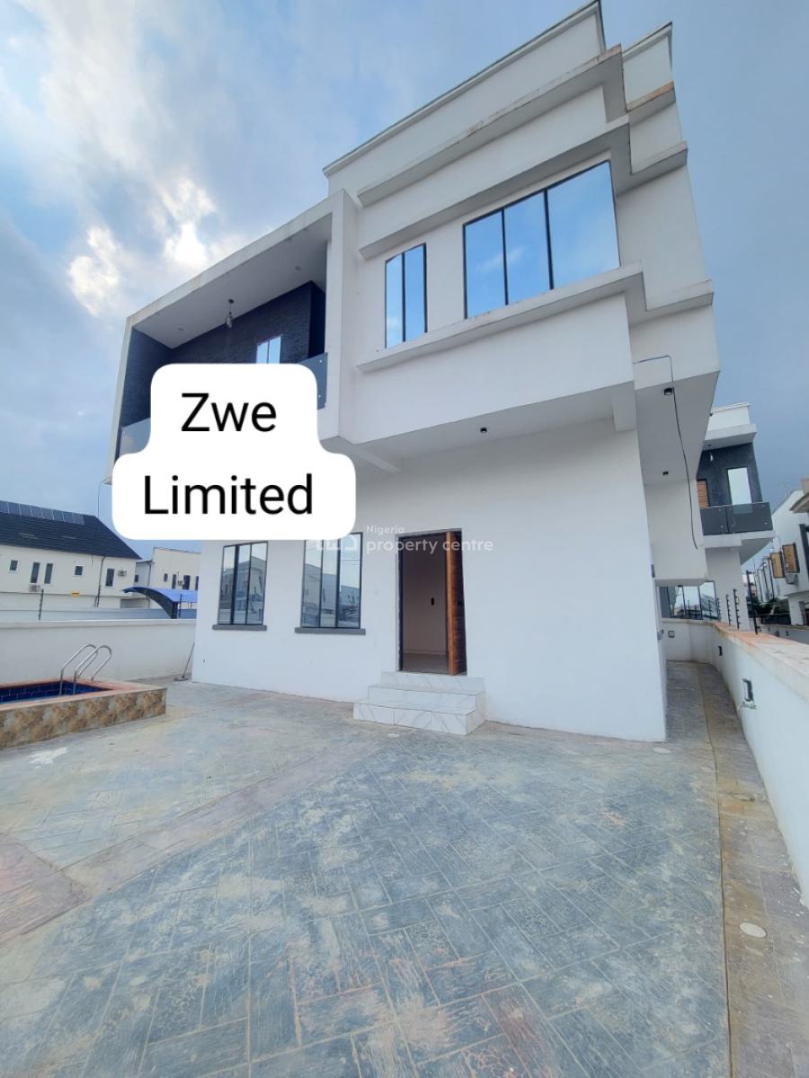 Beautiful 5 Bedroom Fully Detached Duplex with Swimming Pool, General Painting, Abraham Adesanya, Ajah, Lagos, Detached Duplex for Sale