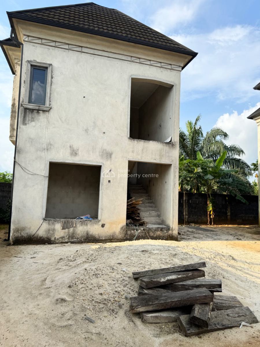 85% Complete 5 Bedroom Detached Duplex with Security House, Prince Obi Estate Eneka, Port Harcourt, Rivers, Detached Duplex for Sale