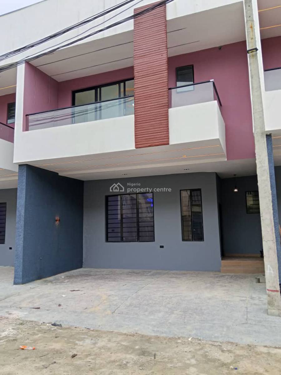 Newly Built 4-bedroom Terrace Duplex, Alasia, Ajah, Lagos, Terraced Duplex for Rent