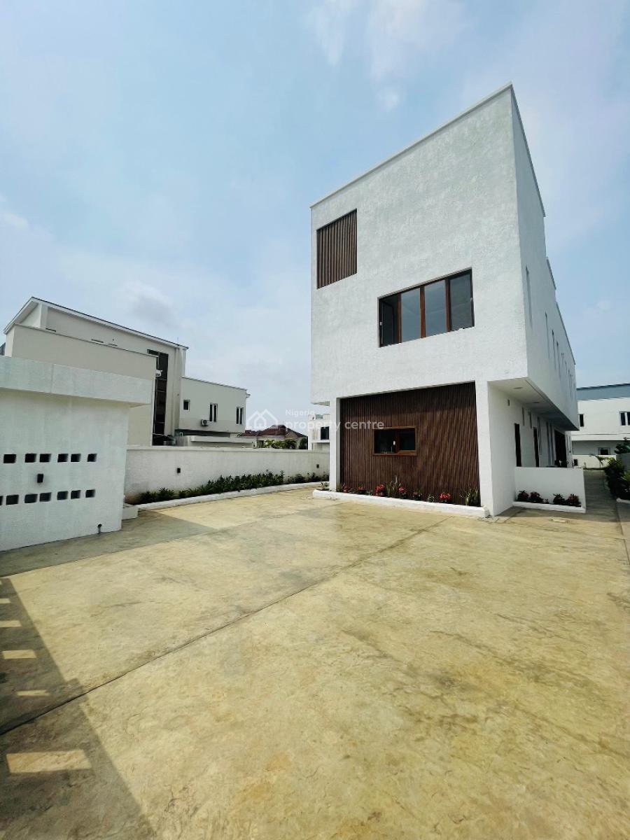 Massive 4 Bedroom Detached Duplex with Private Cinema, Pool, & Bq, Te, Osapa, Lekki, Lagos, Detached Duplex for Sale