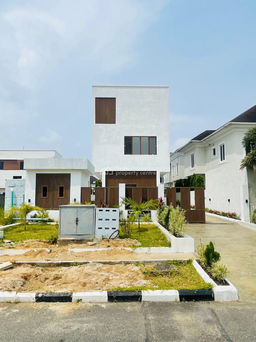 Massive 4 Bedroom Detached Duplex with Private Cinema, Pool, & Bq, Te, Osapa, Lekki, Lagos, Detached Duplex for Sale