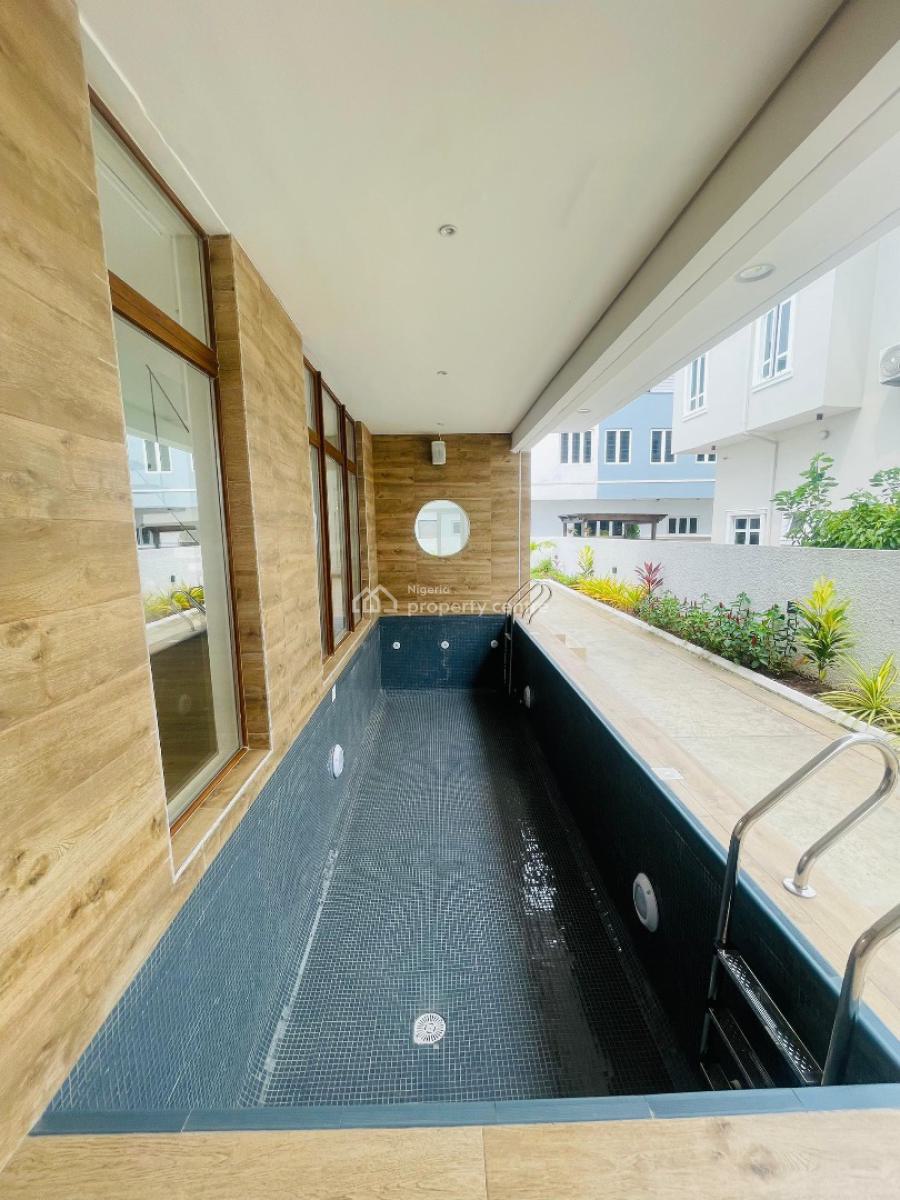 Massive 4 Bedroom Detached Duplex with Private Cinema, Pool, & Bq, Te, Osapa, Lekki, Lagos, Detached Duplex for Sale