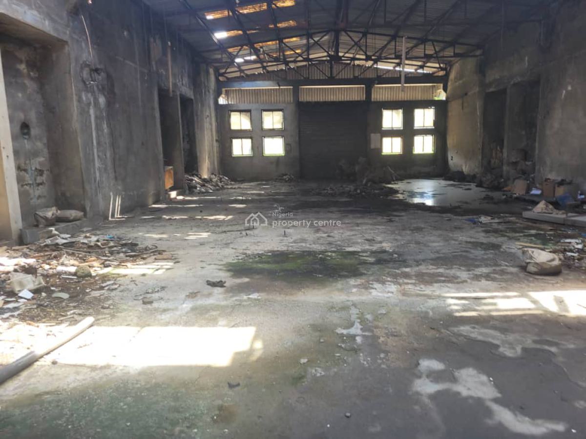 Warehouse on a Land Measuring 8700 Sqm in a Strategic Industrial Area, Surulere, Lagos, Warehouse for Rent