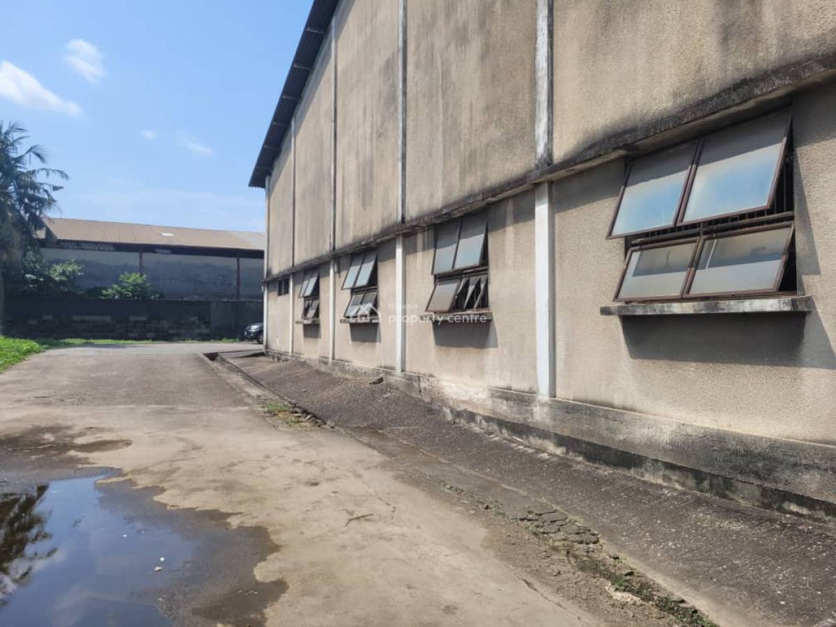 Warehouse on a Land Measuring 8700 Sqm in a Strategic Industrial Area, Surulere, Lagos, Warehouse for Rent