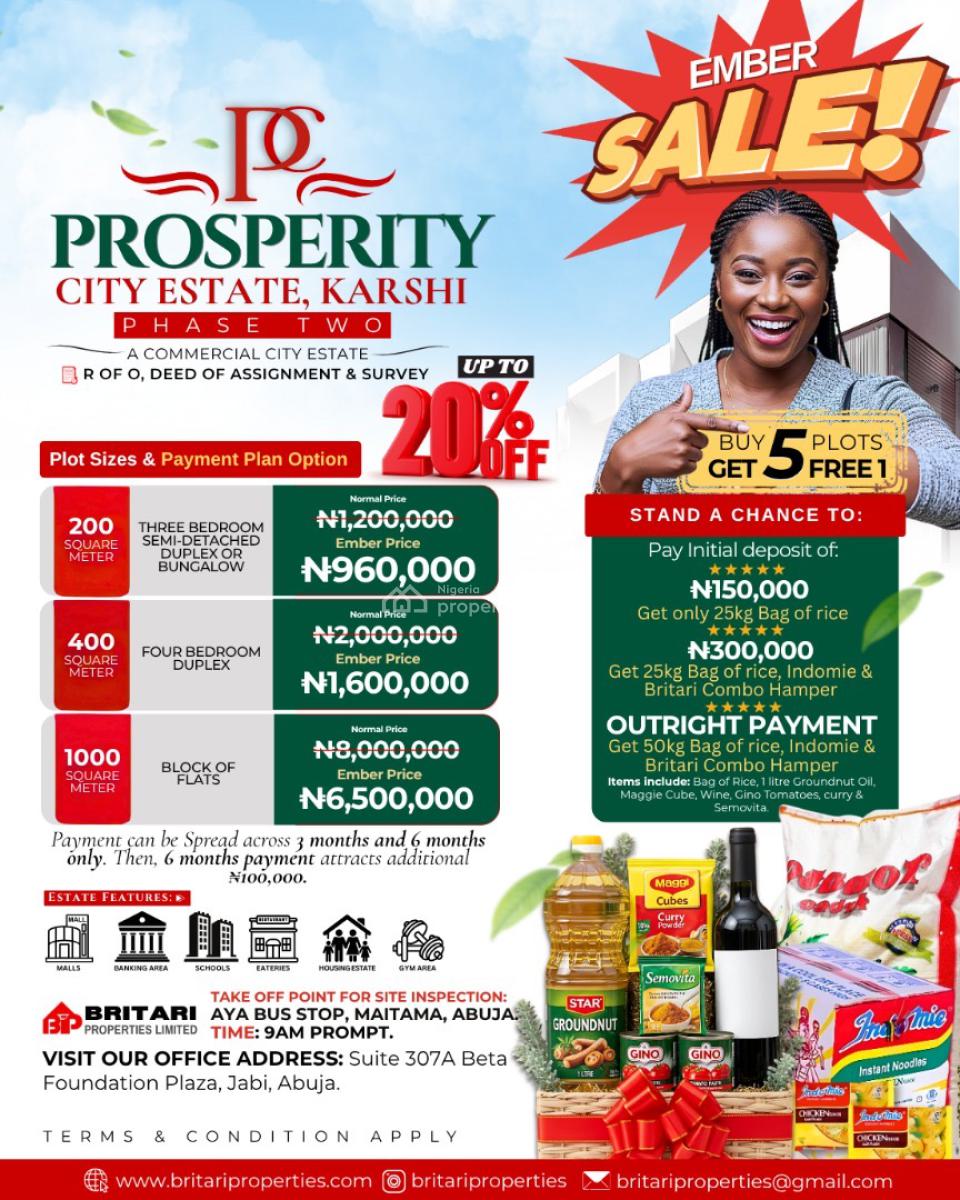 Land Property, Karshi, Abuja, Mixed-use Land for Sale