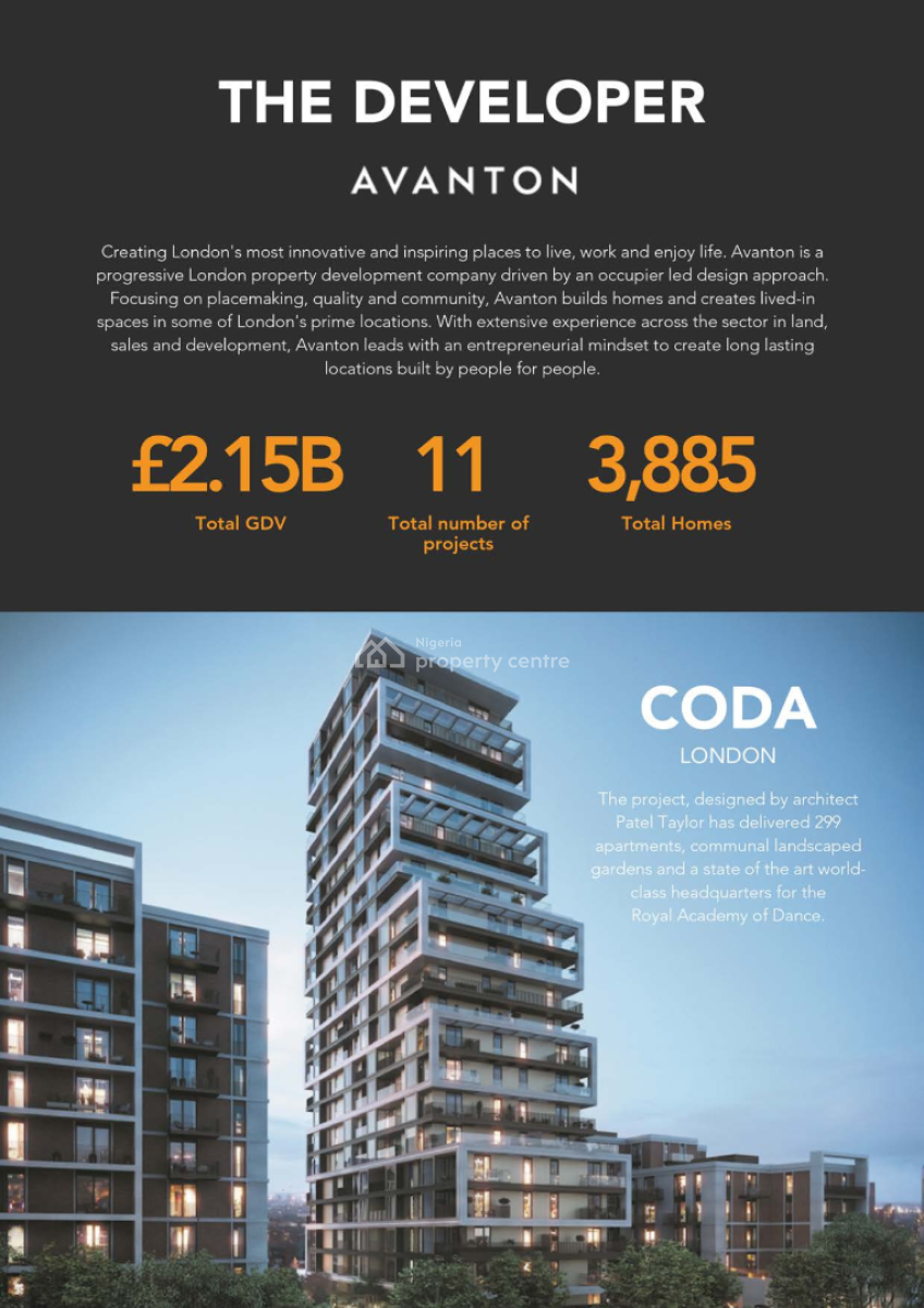 3 Bed Luxury Penthouse, Old Kent Road, London, Victoria Island (vi), Lagos, Flat / Apartment for Sale