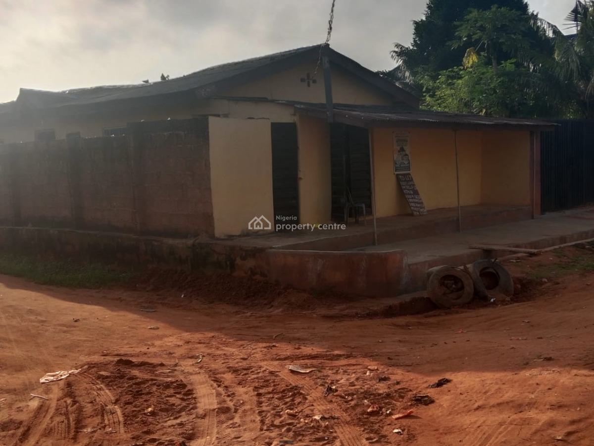 Full Plot of Fenced Conner Piece Land with a 8 Bedroom Building & 2 Shop, Off Amule Bustop, Ashipa Road, Ayobo, Lagos, Residential Land for Sale