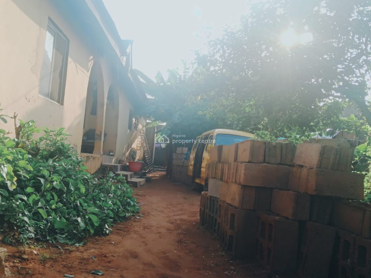 Full Plot of Fenced Conner Piece Land with a 8 Bedroom Building & 2 Shop, Off Amule Bustop, Ashipa Road, Ayobo, Lagos, Residential Land for Sale