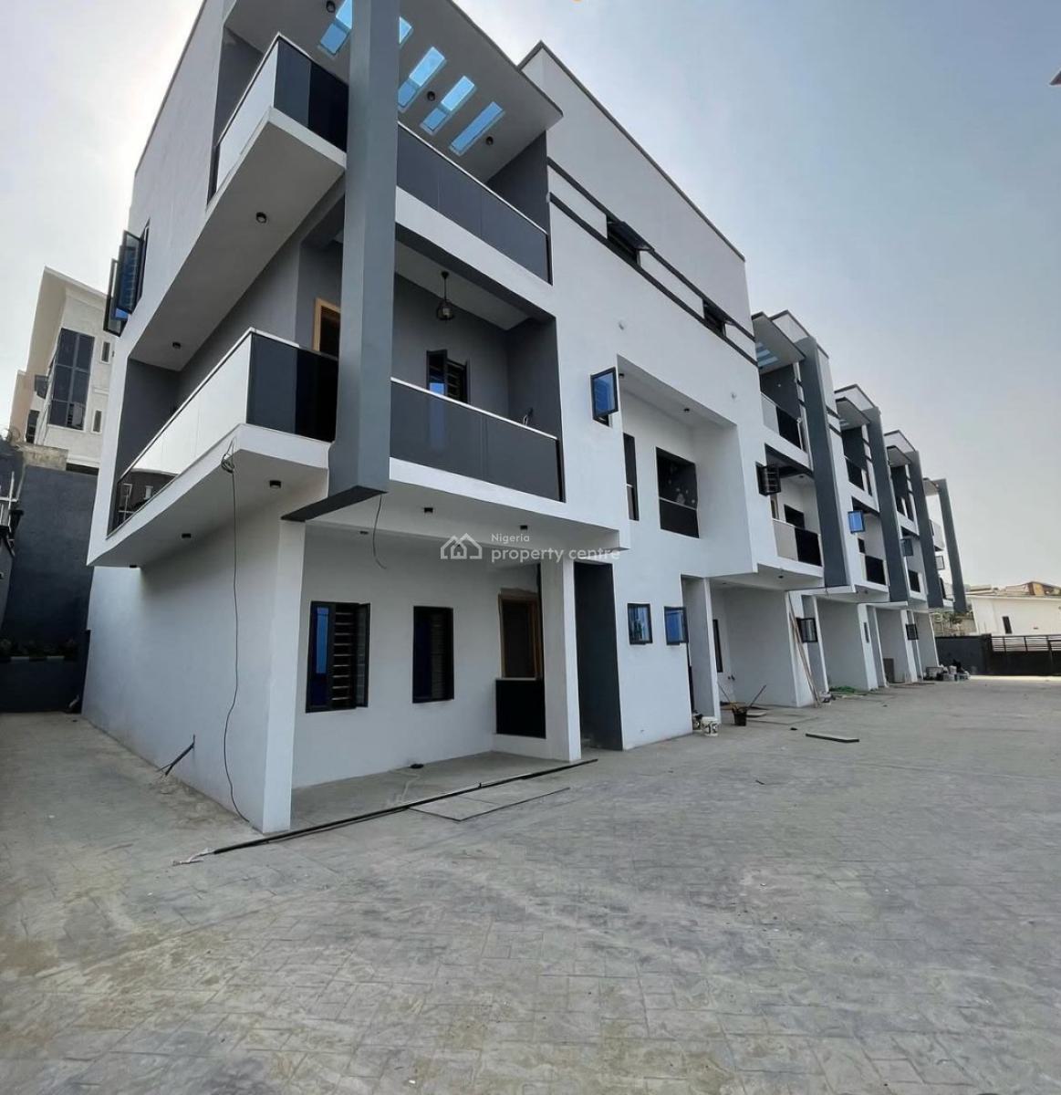 Newly Built 4 Bedroom Terrace Duplex with a Bq, Opebi, Ikeja, Lagos, Terraced Duplex for Sale