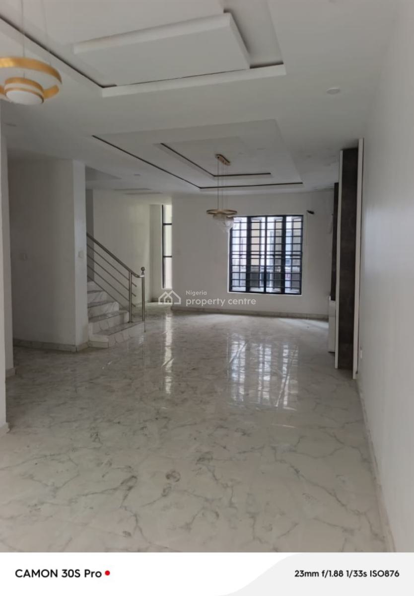 Brand New 4 Bedroom Terrace Maisonette, Chevron, Lekki, Lagos, Terraced Duplex for Rent