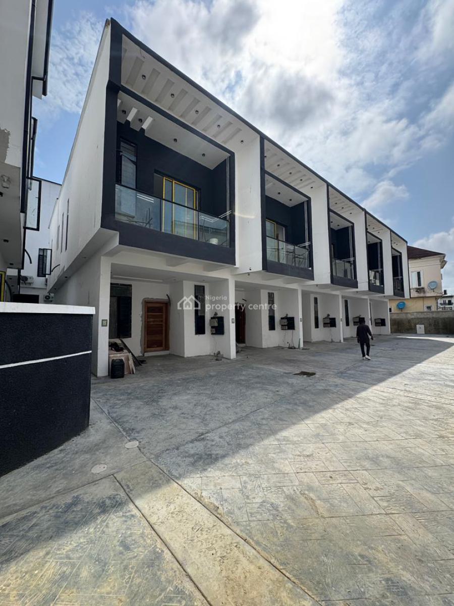 New Spacious 3 Bedrooms Duplex, Chevron, Lekki, Lagos, Terraced Duplex for Sale