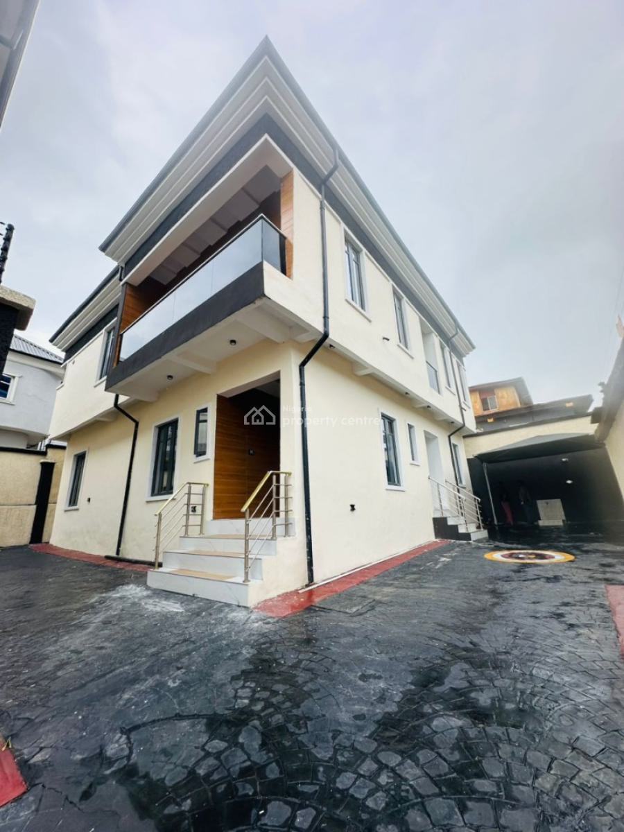 Alluring Built 4 Bedroom Fully Detached Plus Bq, Ogba, Ikeja, Lagos, Detached Duplex for Sale