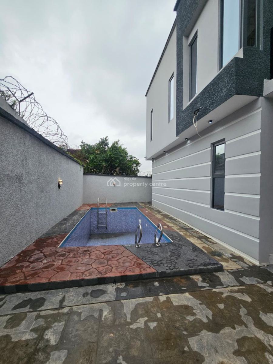 Four 4 Bedroom Fully Detached Duplex with Pool and Bq, Omole Phase 1, Ikeja, Lagos, Detached Duplex for Sale