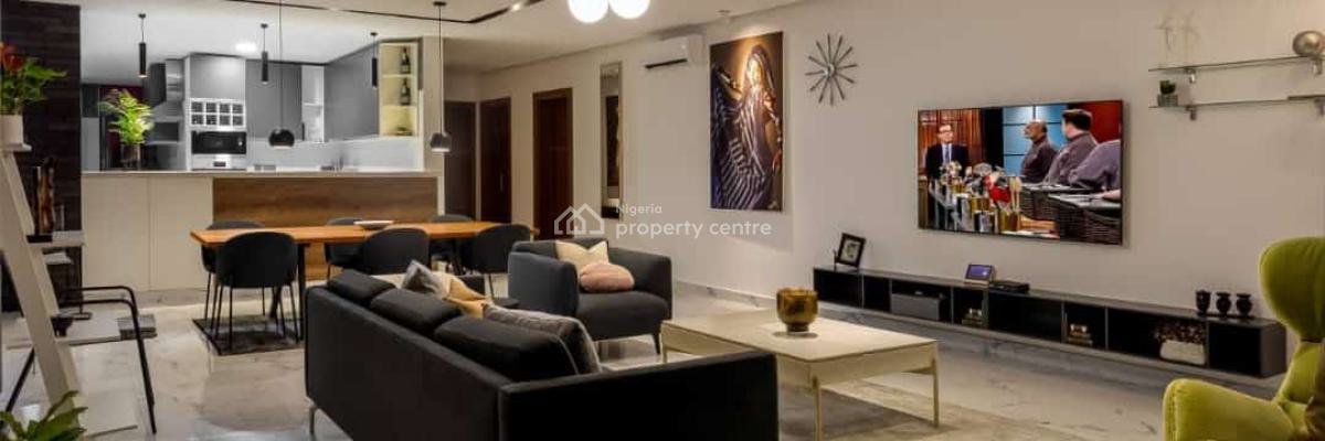 Grandiose Waterfront Three Bedroom Apartment with Pool & Gym, Joneer Court, Admiralty Way, Lekki Phase 1, Lekki, Lagos, Flat / Apartment Short Let