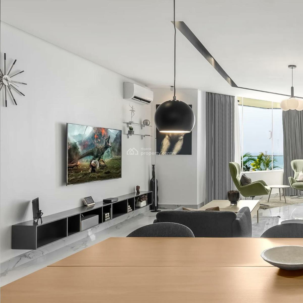 Grandiose Waterfront Three Bedroom Apartment with Pool & Gym, Joneer Court, Admiralty Way, Lekki Phase 1, Lekki, Lagos, Flat / Apartment Short Let