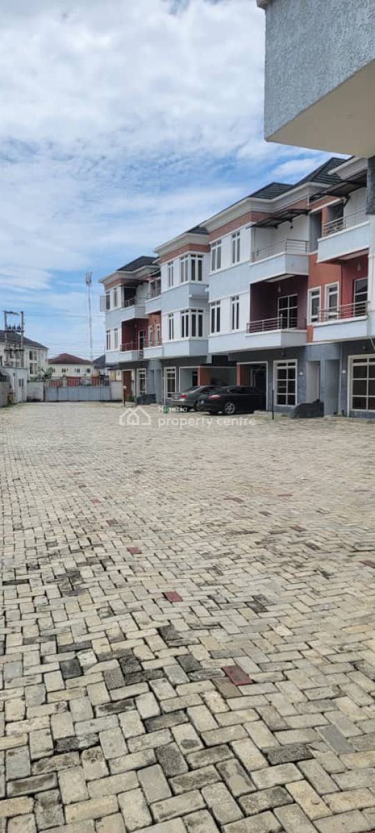Lovely 4 Bedroom Terraced Duplex with Laundry Room and Bq in a Secure, Ikota, Lekki, Lagos, Terraced Duplex for Rent