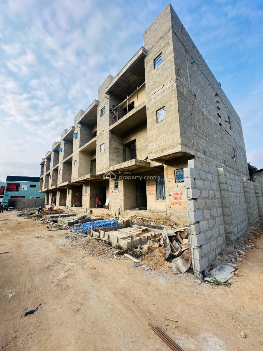 Newly Built 4 Bedroom Terrace Duplex, Oko-oba, Agege, Lagos, Terraced Duplex for Sale