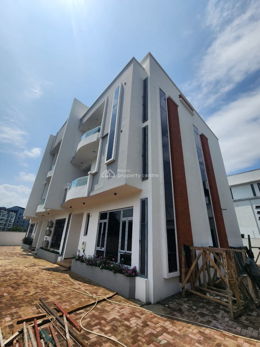 Tastefully Finished 4 Bedroom Terrace House with 1 Room Bq, Off Bourdillion Road, Ikoyi, Lagos, Terraced Duplex for Sale