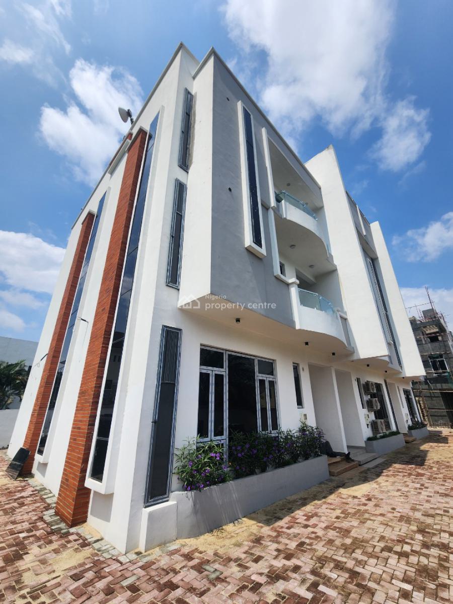 Tastefully Finished 4 Bedroom Terrace House with 1 Room Bq, Off Bourdillion Road, Ikoyi, Lagos, Terraced Duplex for Sale