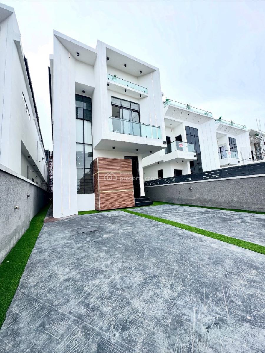Contemporary 5 Bedroom Fully Detached Duplex with a Swimming Pool, Chevron Drive, Lekki, Lagos, Detached Duplex for Sale