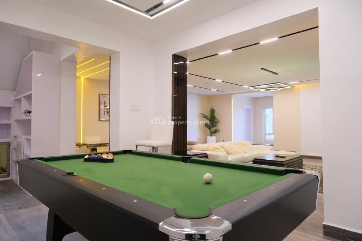 Luxury 4 Bedroom Self Compound Duplex with Swimming Pool, Gym and Ps4, Aare Adedeji Okunubi Street, Lekki Phase 1, Lekki, Lagos, House Short Let