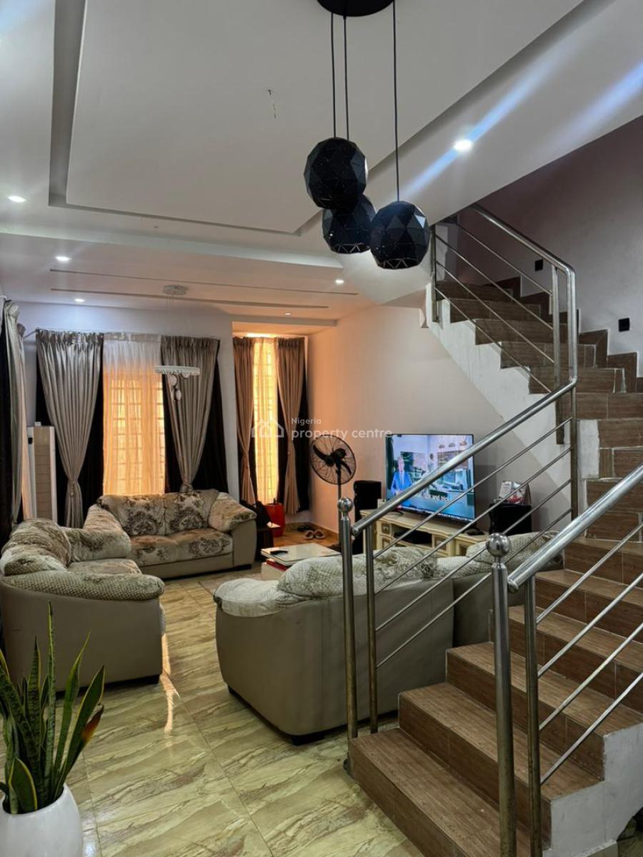 Well Built 4 Bedroom Terrace Duplex, Abraham Adesanya, Ajah, Lagos, Terraced Duplex for Rent