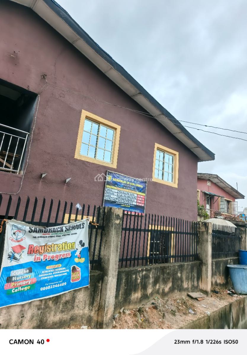 a Storey Building, Off Moshalashi Bus-stop, Ijesha, Surulere, Lagos, Block of Flats for Sale